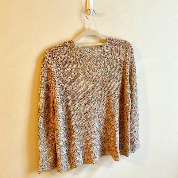 ZARA Rainbow Colored Oversized Boho Sweater Y2K Comfy Size S - Picture 7 of 10